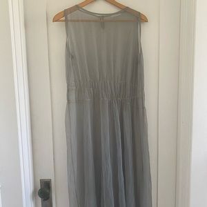 EUC Vintage Mesh Dress - M - 🧚🏾‍♀️ FAIRY FANTASY - Sweet Cloud Grey - No Tags